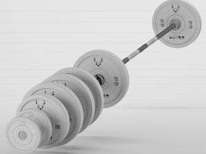 barbell ultrawod 3D 모델