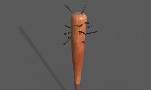 baseball bats 3D Model .c4d .max .obj .3ds .fbx .stl .blend 