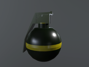 frag grenade 3D-Modell