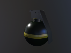 frag grenade 3D-Modell