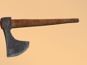 chopping axe Modelo 3D