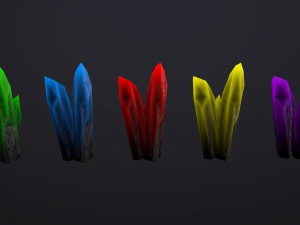 crystals pack 2 Modelo 3D