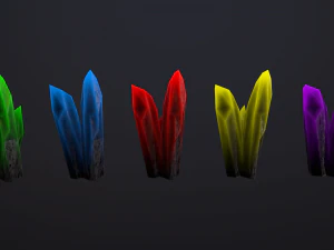 crystals pack 2 3D Model