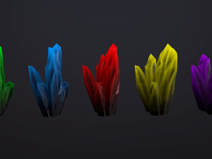 crystals pack 2 Modelo 3D