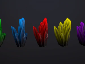 crystals pack 2 3D Model