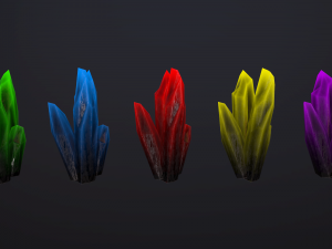 crystals pack 2 Modelo 3D