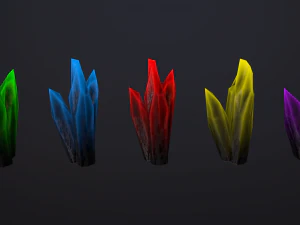 crystals pack 2 3D Model