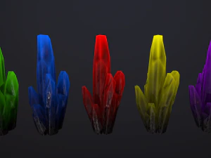 crystals pack 2 3D Model