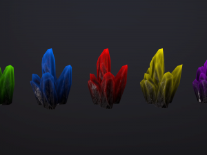 crystals pack 2 Modelo 3D