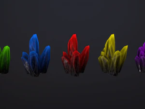 crystals pack 2 3D Model