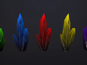 crystals pack 2 3D Model
