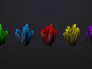 crystals pack 2 3D Model