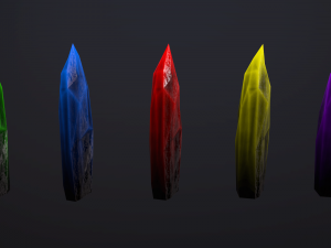 crystals pack 2 Modelo 3D