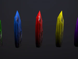 crystals pack 2 3D Model