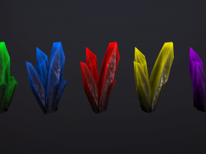 crystals pack 2 Modelo 3D