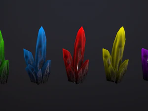 crystals pack 2 3D Model