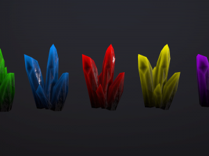crystals pack 2 Modelo 3D