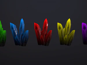 crystals pack 2 3D Model