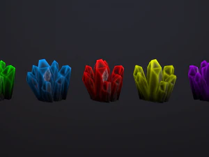 crystals pack 2 3D Model