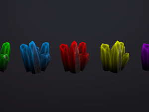crystals pack 2 Modelo 3D