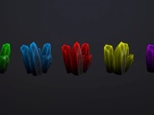 crystals pack 2 3D Model