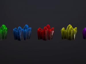 crystals pack 2 Modelo 3D