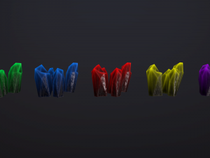 crystals pack 2 Modelo 3D