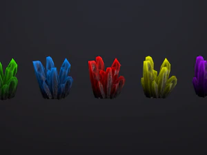 crystals pack 2 3D Model