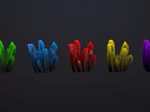 crystals pack 2 3D Model
