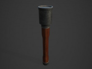 stick grenade 3D मॉडल