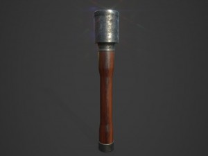 stick grenade 3D मॉडल