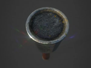 stick grenade 3D Model