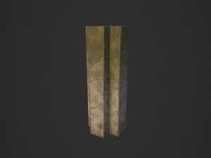 ancient pillars 3D Model
