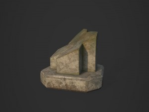 ancient pillars 3D Model