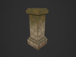 ancient pillars 3D Model