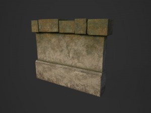 ancient pillars 3D Model
