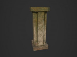 ancient pillars 3D Model
