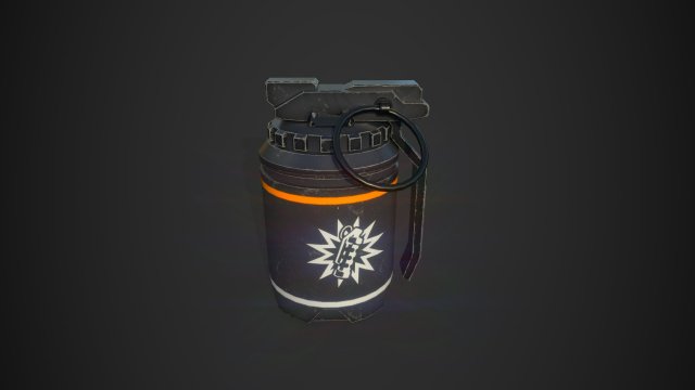 flashbang Modello 3D .c4d .max .obj .3ds .fbx .stl .blend 