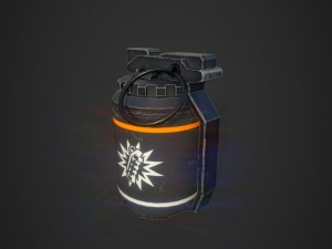 flashbang Modello 3D