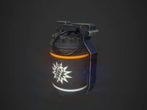 フラッシュバン 3Dモデル