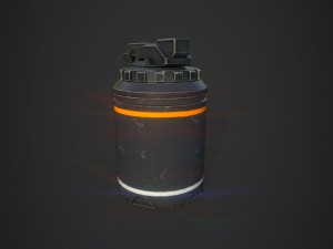 flashbang Modello 3D