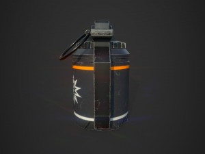 flashbang Modello 3D