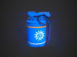 flashbang Modello 3D