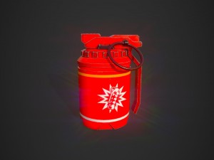 flashbang Modello 3D