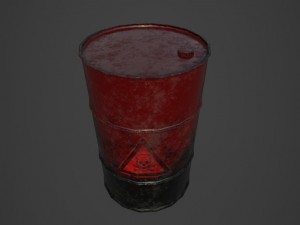 metal barrel 3D 모델