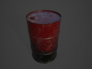 metal barrel 3D 모델