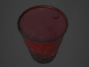 metal barrel 3D 모델