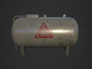 gas tank Modelo 3D