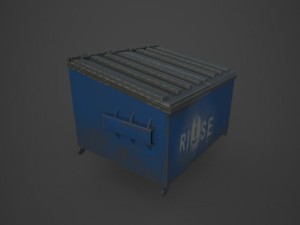 dumpster 3D 模型