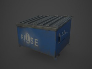 dumpster 3D 模型
